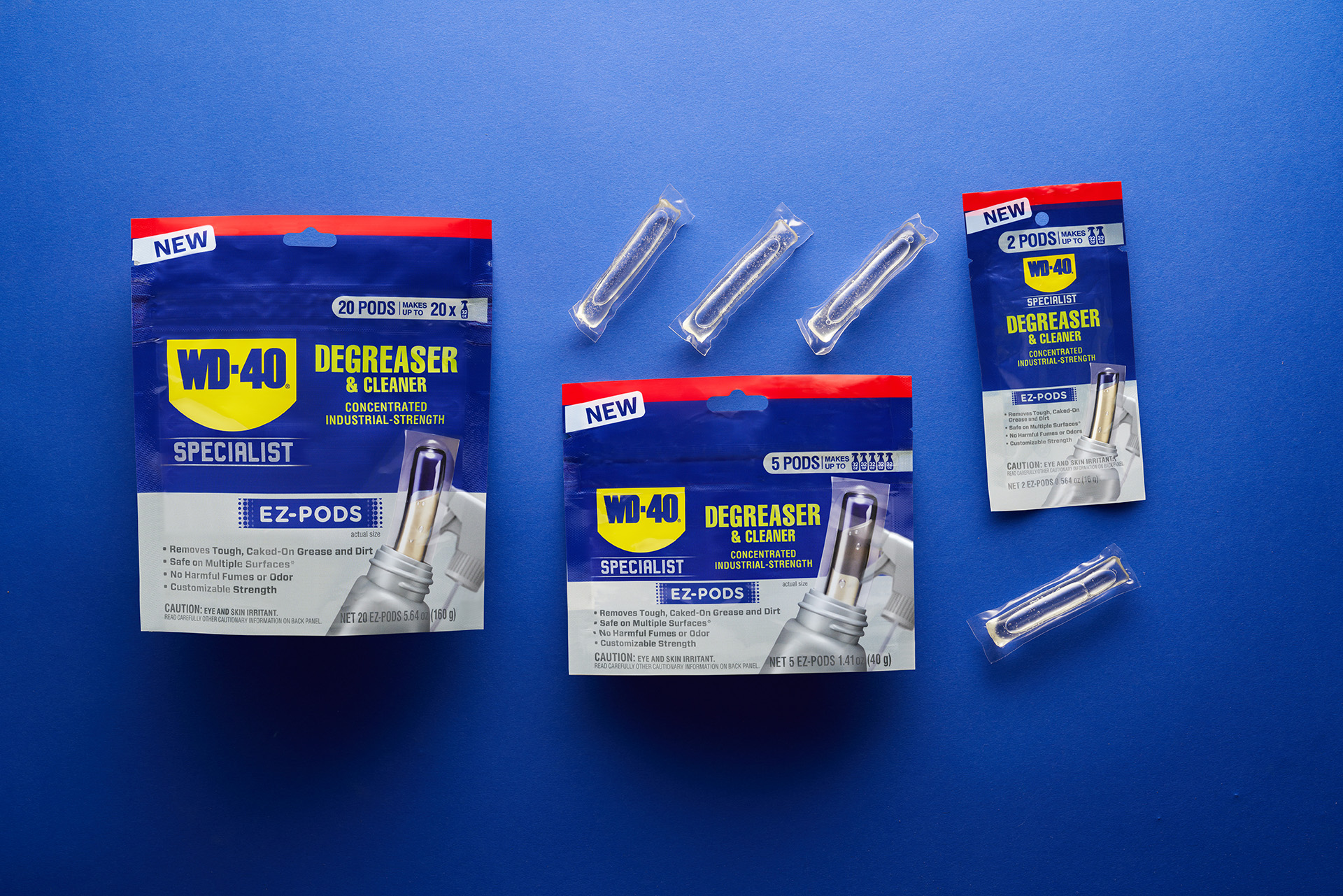 WD-40 company switches to recyclable flexible packaging with new WD-40 Specialist EZ-PODS degreaser & cleaner product